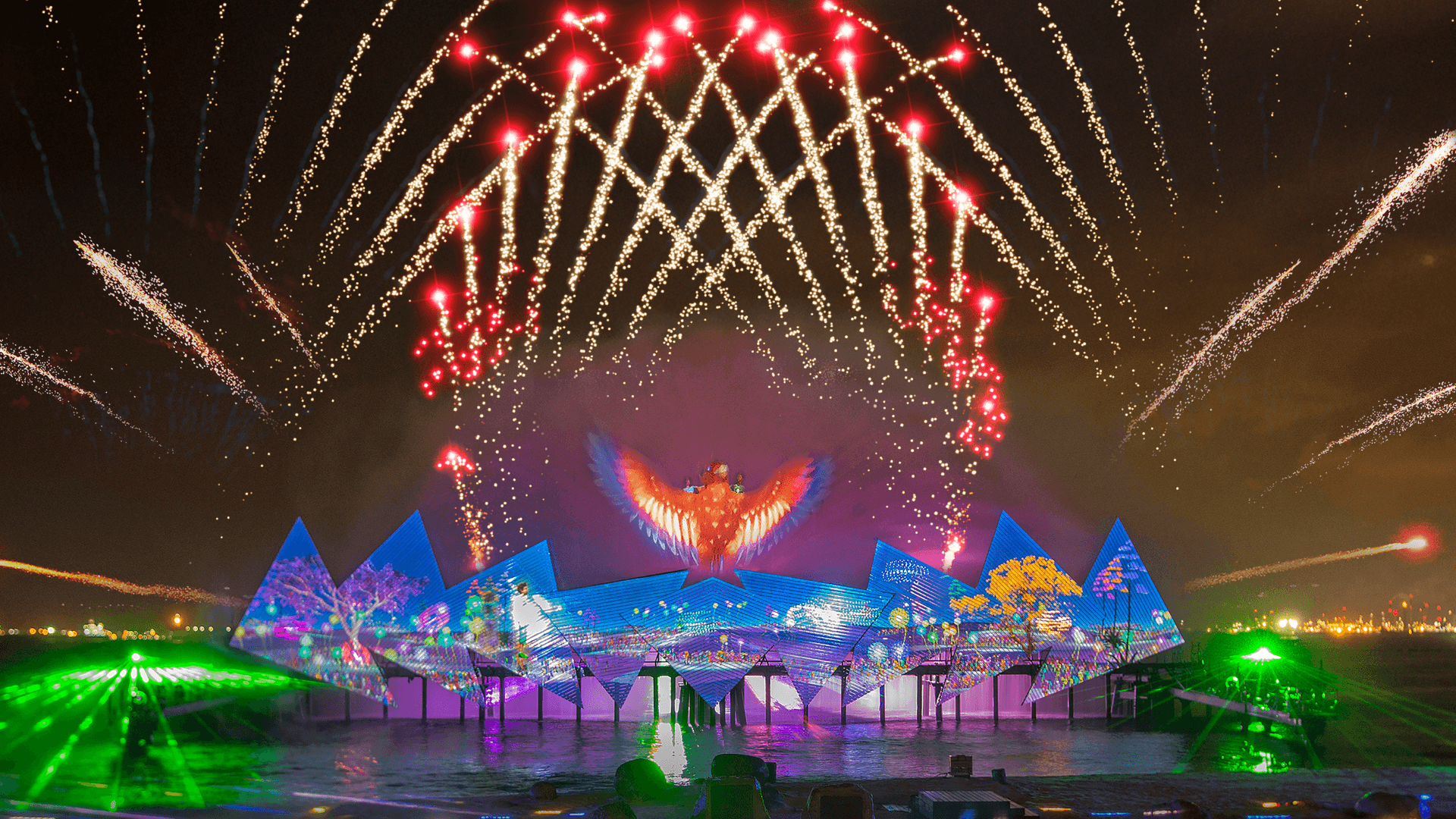 Singapore City & Sentosa Tour: Explore cultural and historical gems, panoramic cable car rides, and the magical Wings of Time show on Sentosa Island.