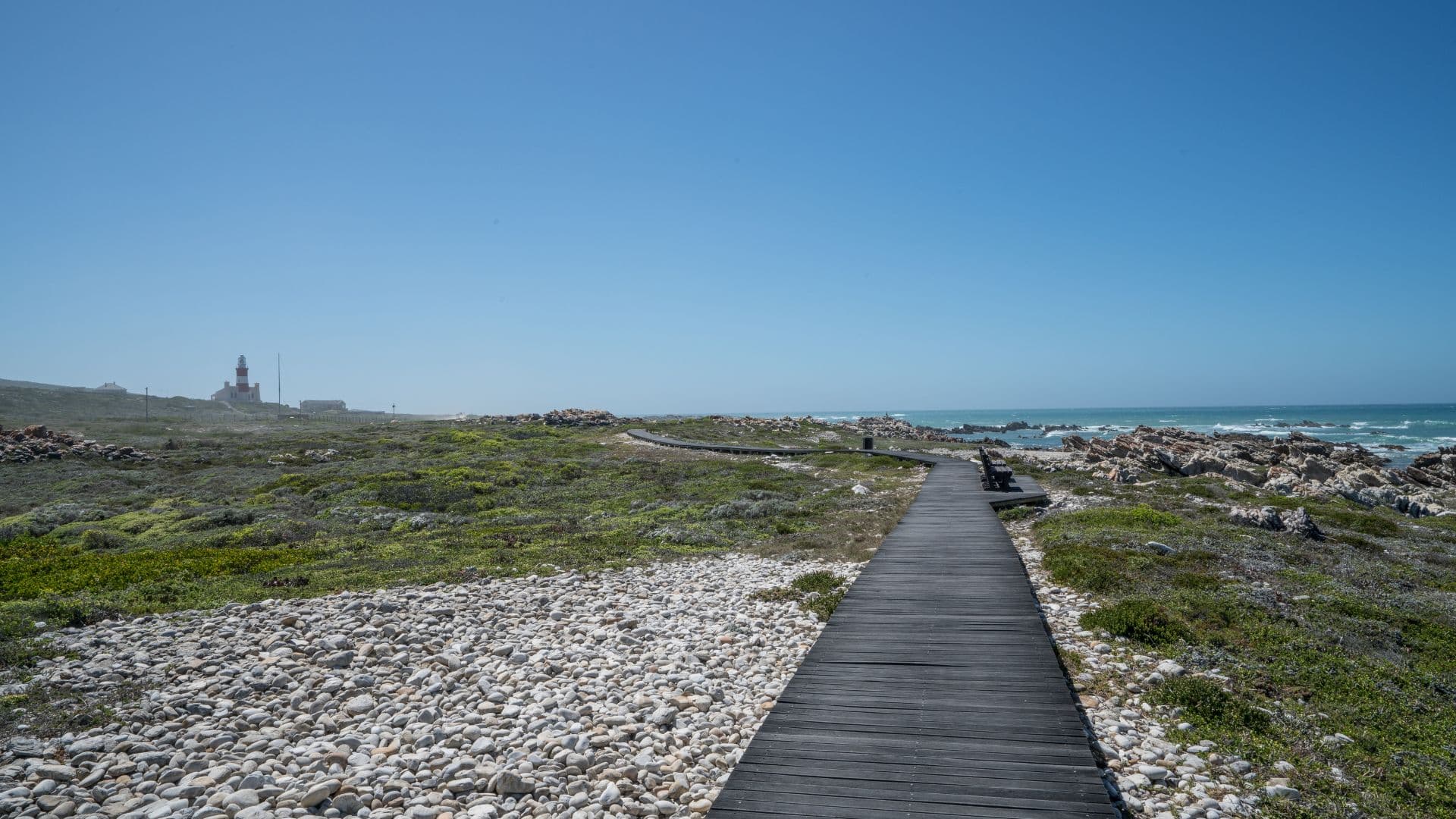 Cape Agulhas Visit: Stand at the meeting point of two oceans at Africa’s southernmost tip.