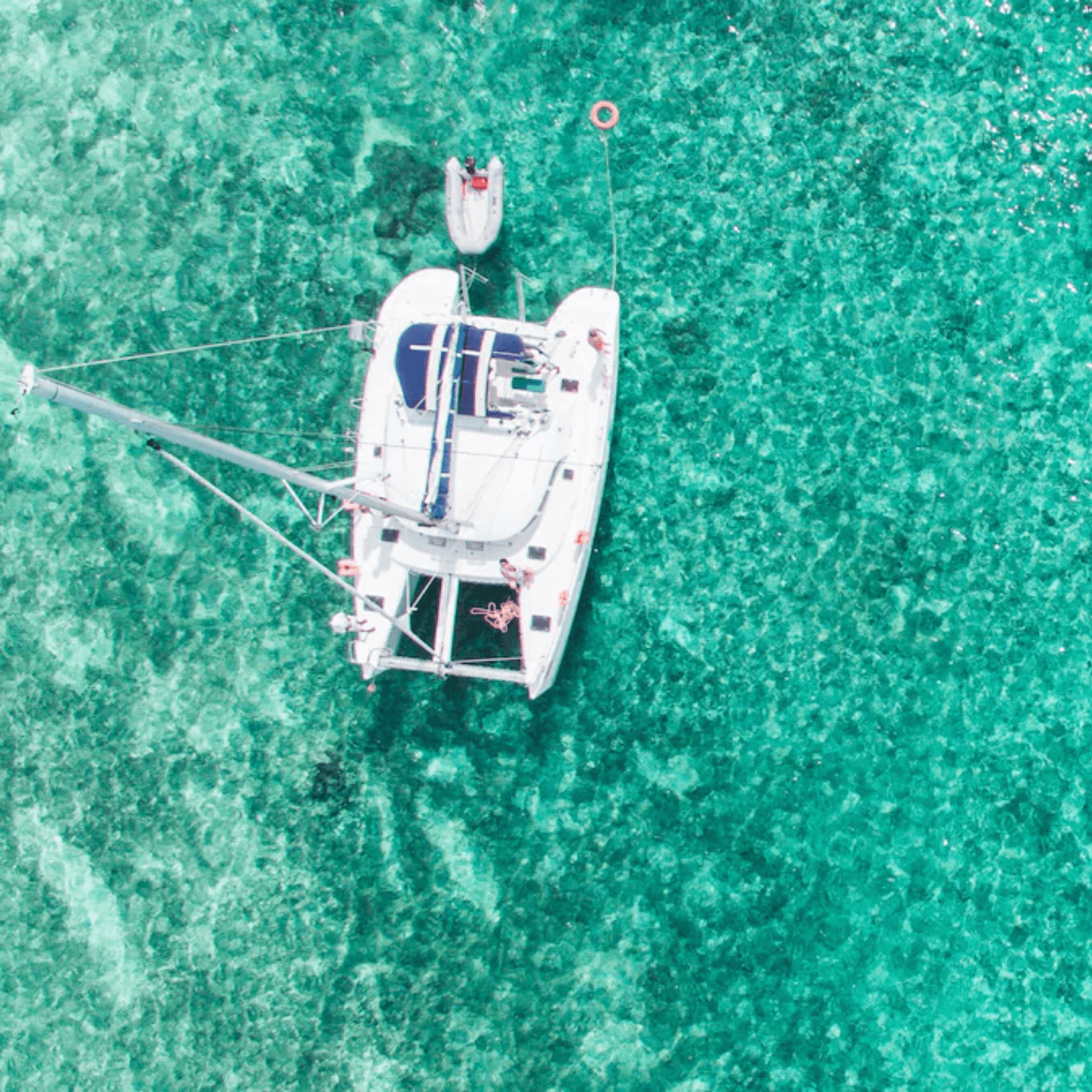 Catamaran cruise with BBQ lunch and island exploration.